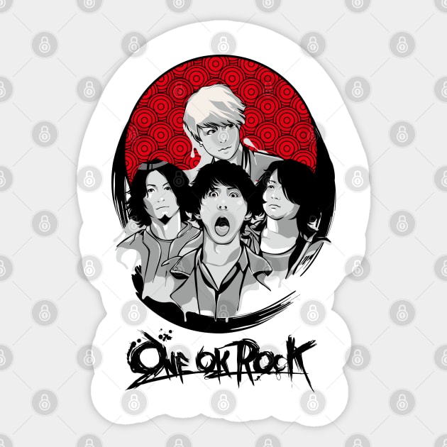 ONE OK ROCK Anime Edition Sticker by obiyshinichiart